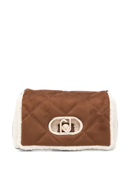 Matlasat geanta crossbody Liu Jo din piele de oaie maro
