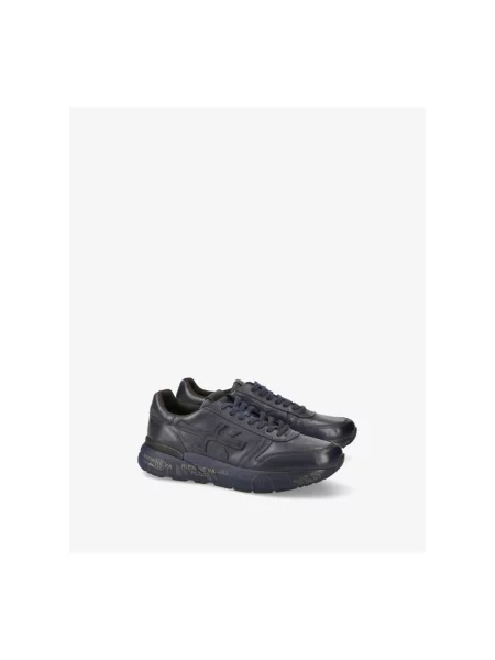 Premiata Sneakers MICK cu adaos de piele albastru