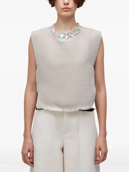 Top Osklen de cristal gri