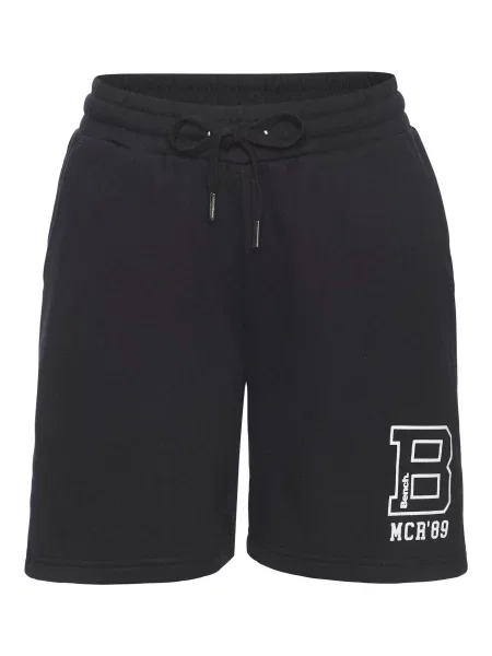 BENCH Pantaloni negru alb