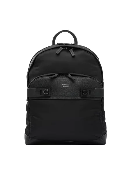 Torba Ferragamo casual czarna