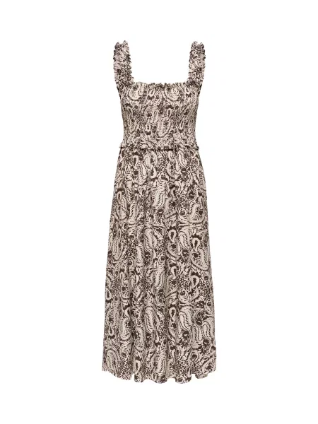 ONLY Rochie de vară / maro închis bej