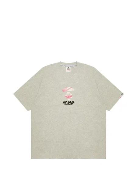 Tricou Aape By A Bathing Ape cu imagine gri