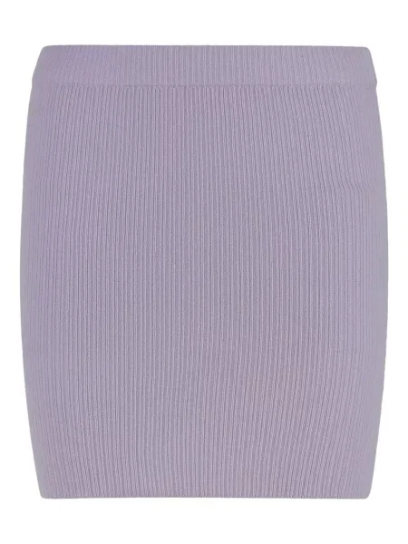 Dzianinowa mała mały spódnica mini Sablyn fioletowa