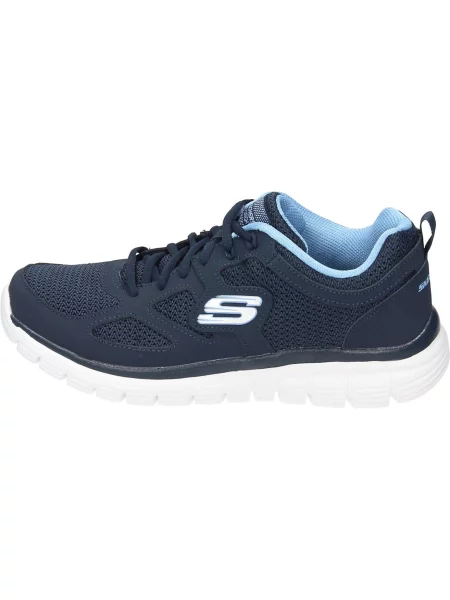 SKECHERS Nízke tenisky Burns Agoura námornícka modrá / svetlomodrá biela