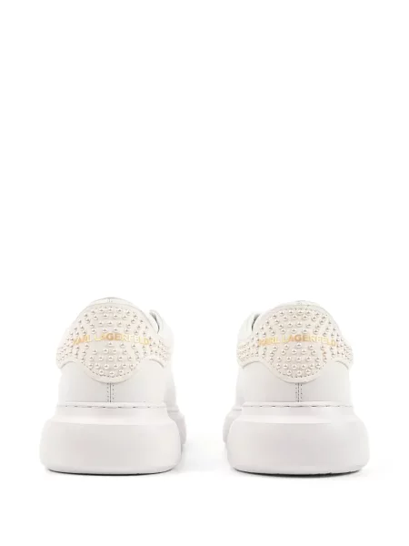 Sneakerși Karl Lagerfeld chunky alb