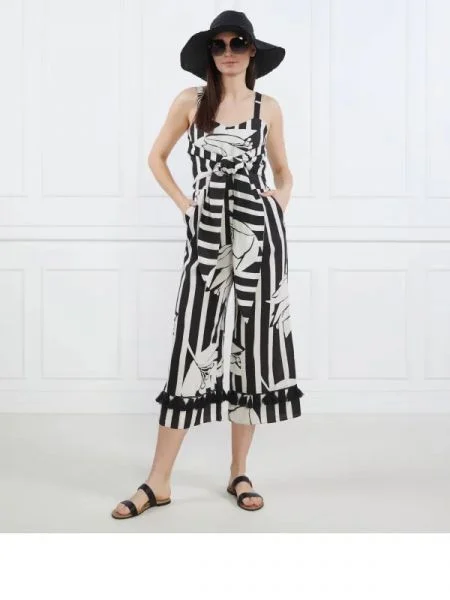 MAX&Co. Salopetă LIRICA | Relaxed fit alb