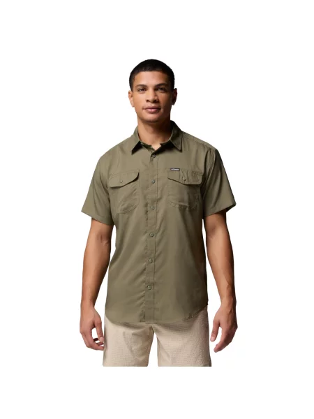 Koszula sportowa Utilizer II Solid Short Sleeve Shirt zielona