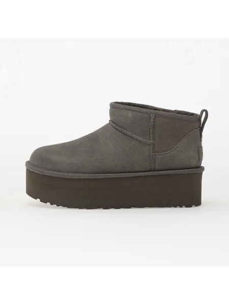 Сникърси UGG W Classic Ultra Mini Platform Charcoal EUR 41 сиво