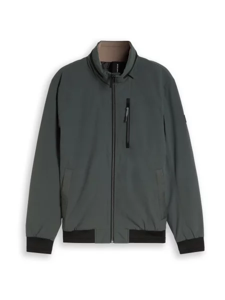 TOM TAILOR Geacă de primăvară-toamnă verde pin negru