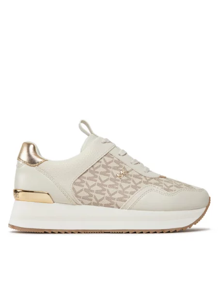 Tenisice MICHAEL Michael Kors Raina Trainer Écru