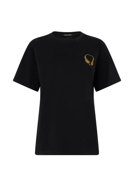 Tricou Roberto Cavalli cu autograf negru