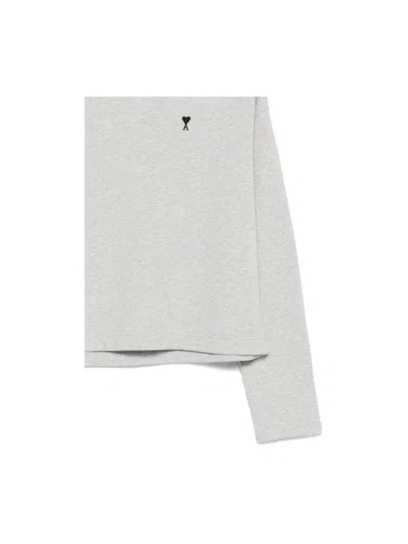 Top Ami Paris z logo szary