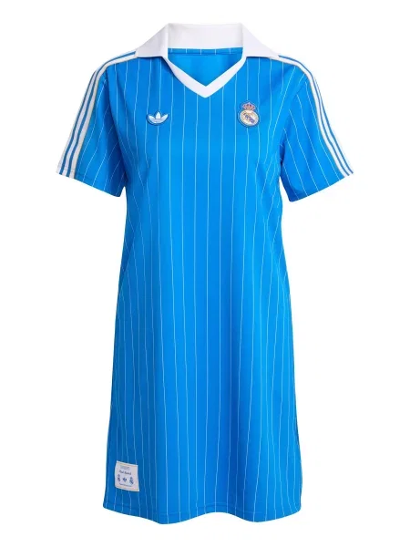 ADIDAS PERFORMANCE Sportovní šaty Real Madrid Terrace Icons azurová / kari / mátová bílá