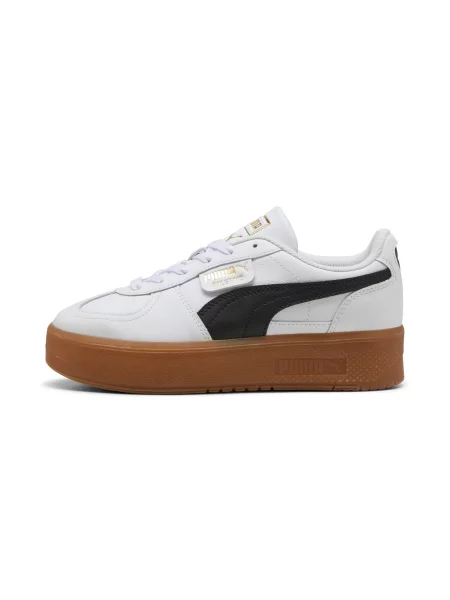 Puma sneakersy skórzane Palermo Elevata Lth Wns beżowy