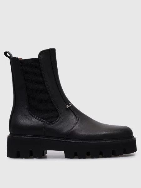 Шкіряні челсі з металевим елементом Babe Pay Pls чорні