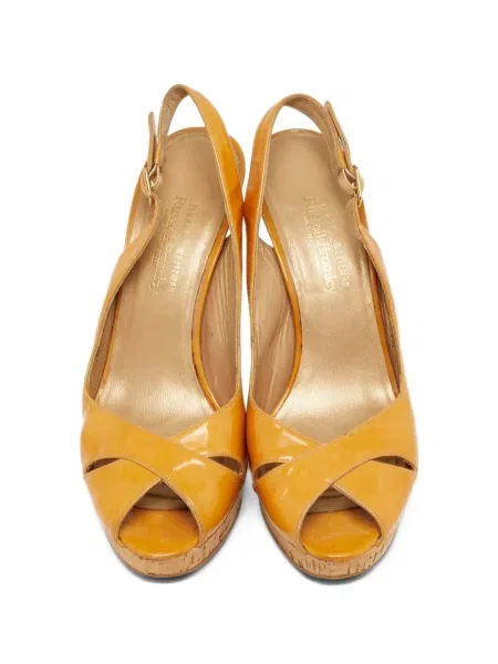 Sandale Stuart Weitzman cu platformă galben