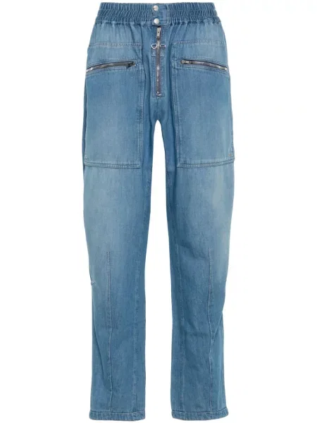 Straight fit džíny Isabel Marant modré