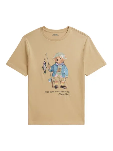 Polo Ralph Lauren T-Shirt μπεζ