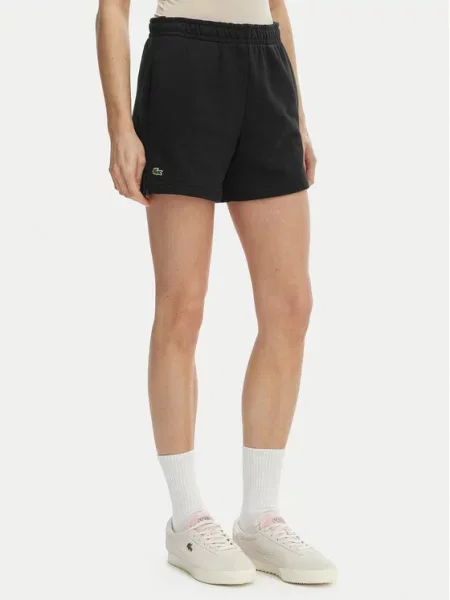 Šortky Lacoste black černé