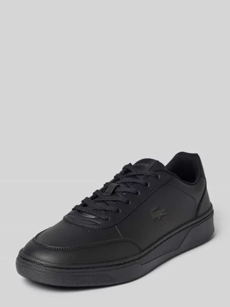 Sneakersy z wytłoczonym logo model Court Pro' Lacoste czarne