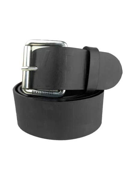 Pasek Bikkembergs elegancki z logo czarny