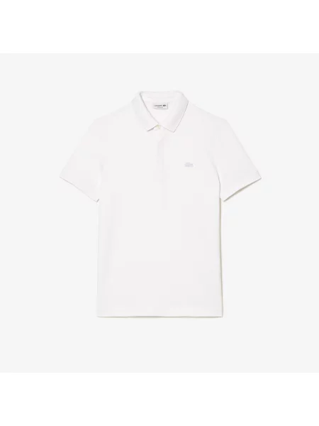 Lacoste Koszulka Polo Paris Stretch Piqué Regular Fit biała