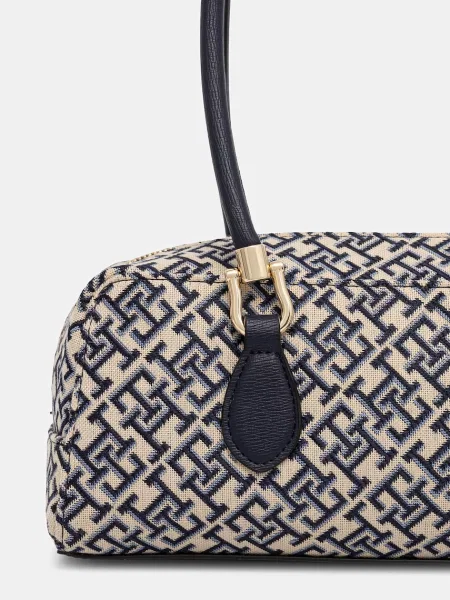 Tommy Hilfiger torebka bagietka niebieska