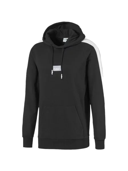 Hanorac cu glugă Puma cu autograf negru