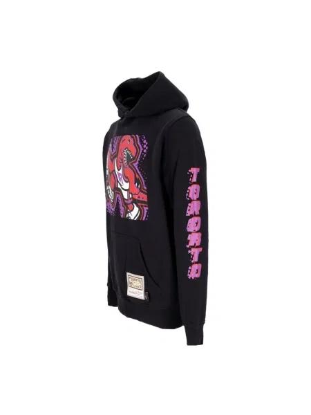 Bluza z kapturem Mitchell & Ness czarna