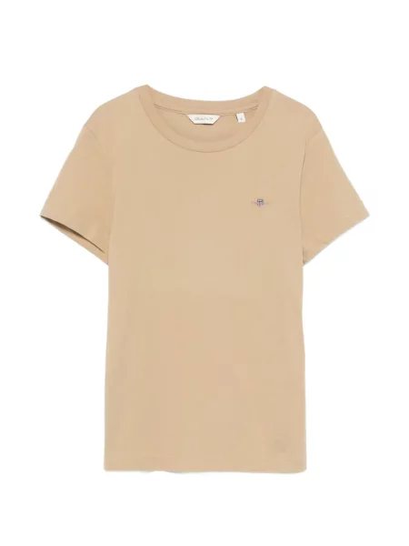 Tricou Gant cu broderie verde