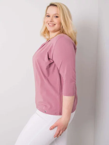 Bluză Fashionhunters roz