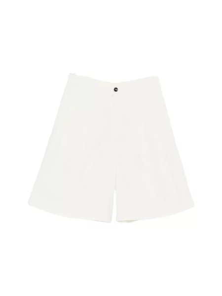 Szorty Nine In The Morning plisowane białe