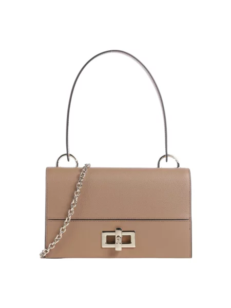 Torebka crossbody Furla skórzana brązowa