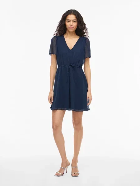 VILA Rochie VIFalia bleumarin