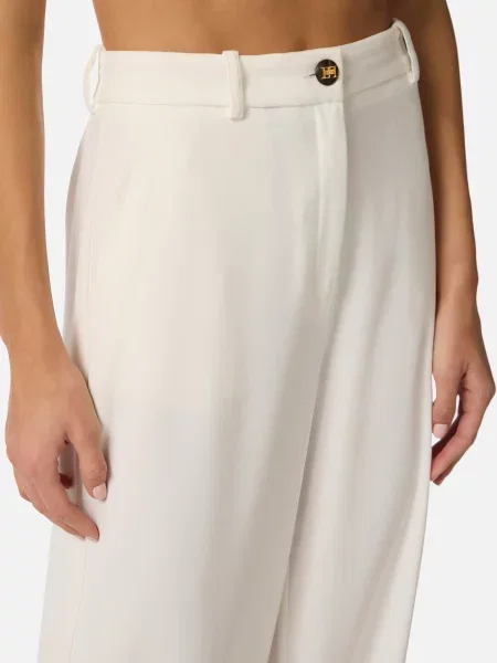 Брюки Elisabetta Franchi белые