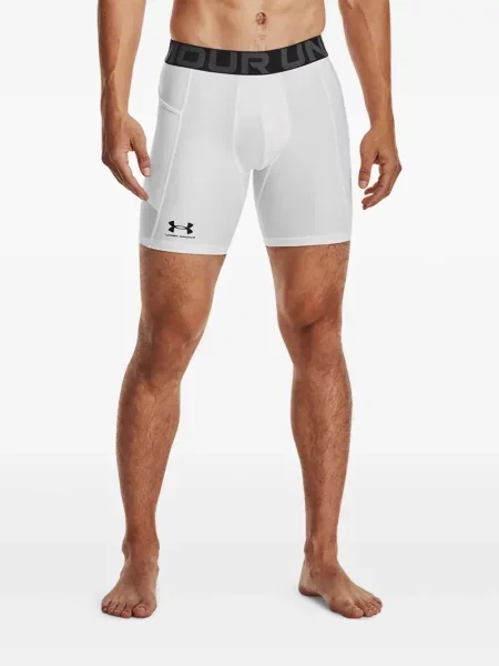 Boxeri Under Armour cu autograf alb
