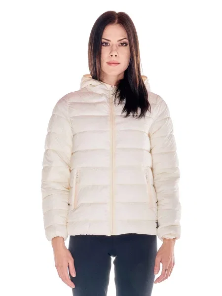 Leone kurtka puchowa Basic biała