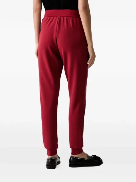 Futó húzózsinór nadrág Armani Exchange autogrammal piros