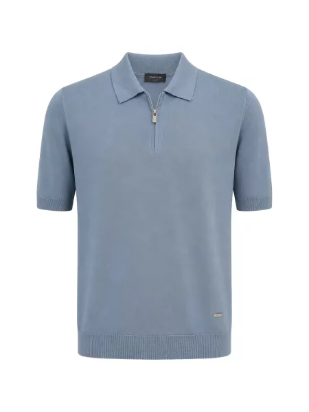 Scurt tricou polo Tombolini albastru