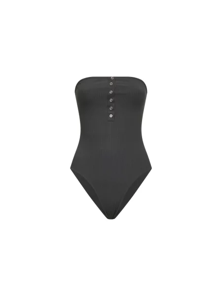 Stroj jednoczęściowy Toteme bez ramiączek zielony