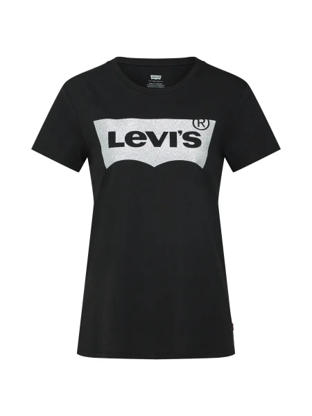 LEVI'S Tričko strieborná čierna