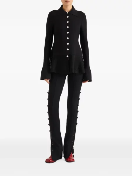 Pantaloni Proenza Schouler stretch negru