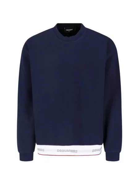 Hanorac Dsquared2 cu autograf albastru