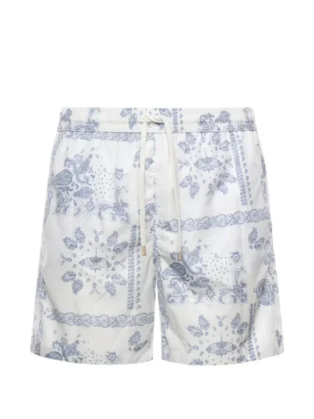 Slip de baie Eleventy cu imagine cu model paisley alb