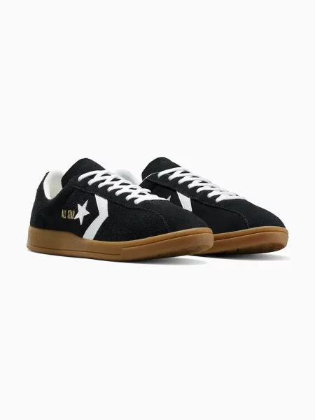 Semišové klasické tenisky Converse čierna