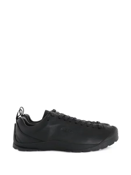 Sneakerși Keen Footwear cu șireturi din piele negru