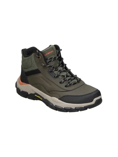 Pánske topánky SKECHERS Santoro Hopkins olive olivový