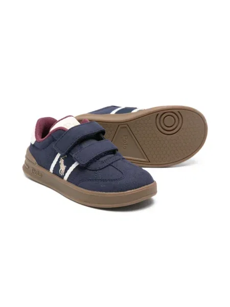 Sneakersy dziecięce Polo Ralph Lauren niebieskie