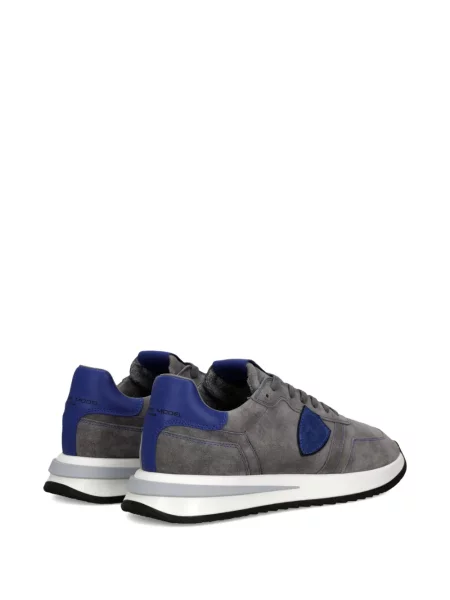 Sneakerși Philippe Model Paris din piele de căprioară gri